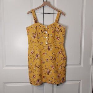 No Boundaries Flower Juniors Dress